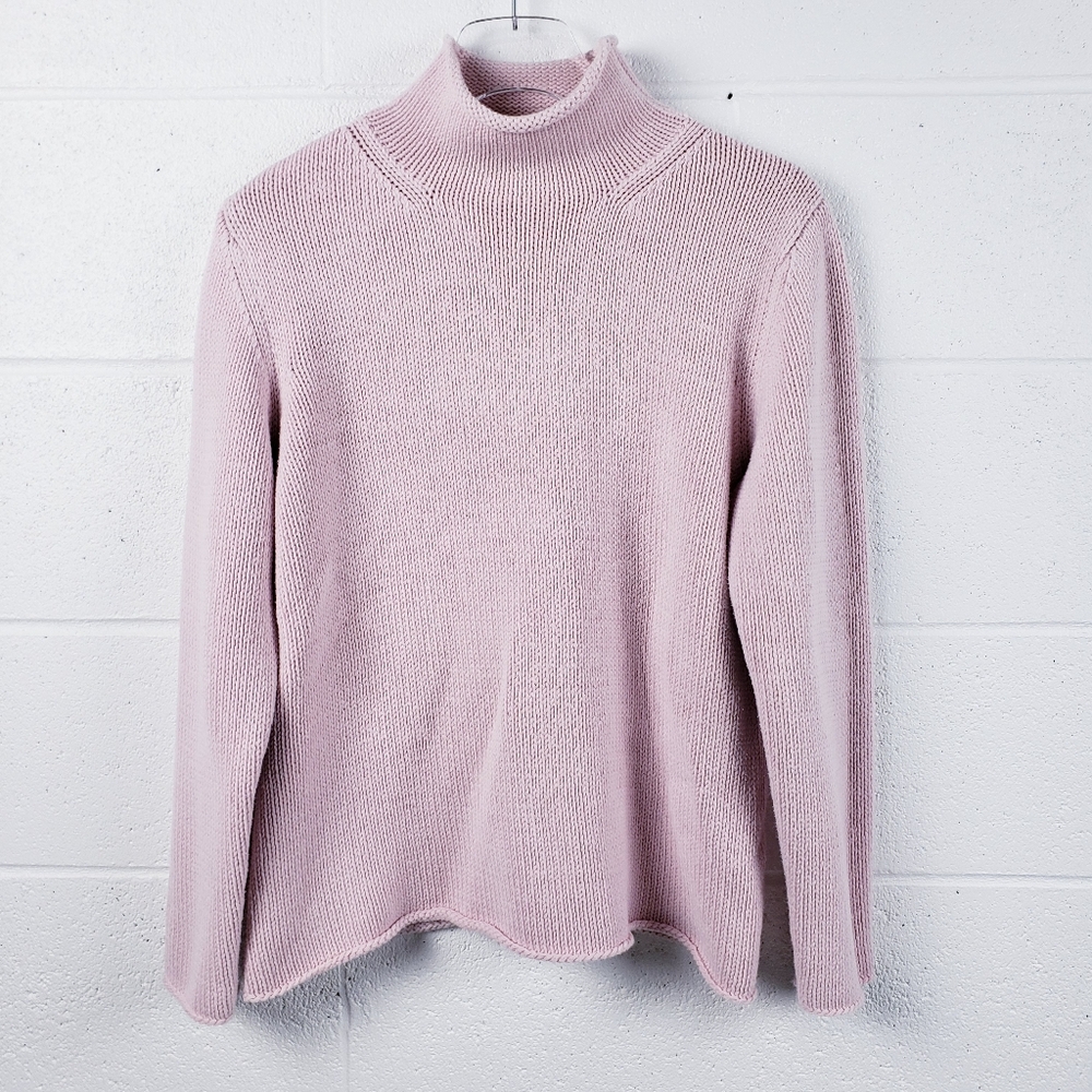 Eddie Bauer Pink Turtleneck Sweater